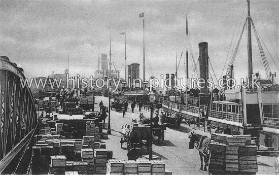 Landing Stage, Liverpool. c.1904